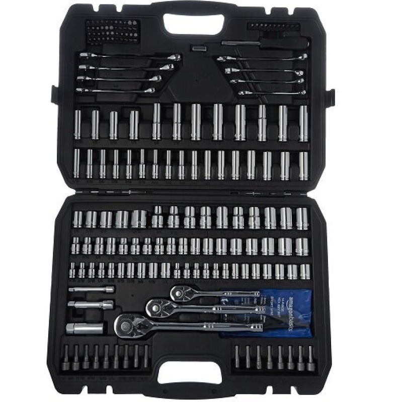 Amazon Basics 201-Piece Tool Set - High Value, Low Price