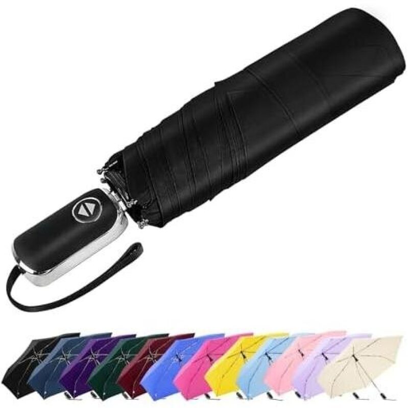 Lejorain Auto-Folding Lightweight Travel Umbrella - 50% OFF