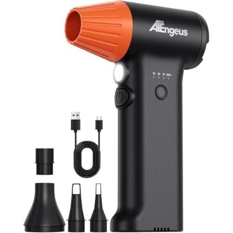 High-Power Wireless Air Duster with 130,000 RPM - 55% Discount