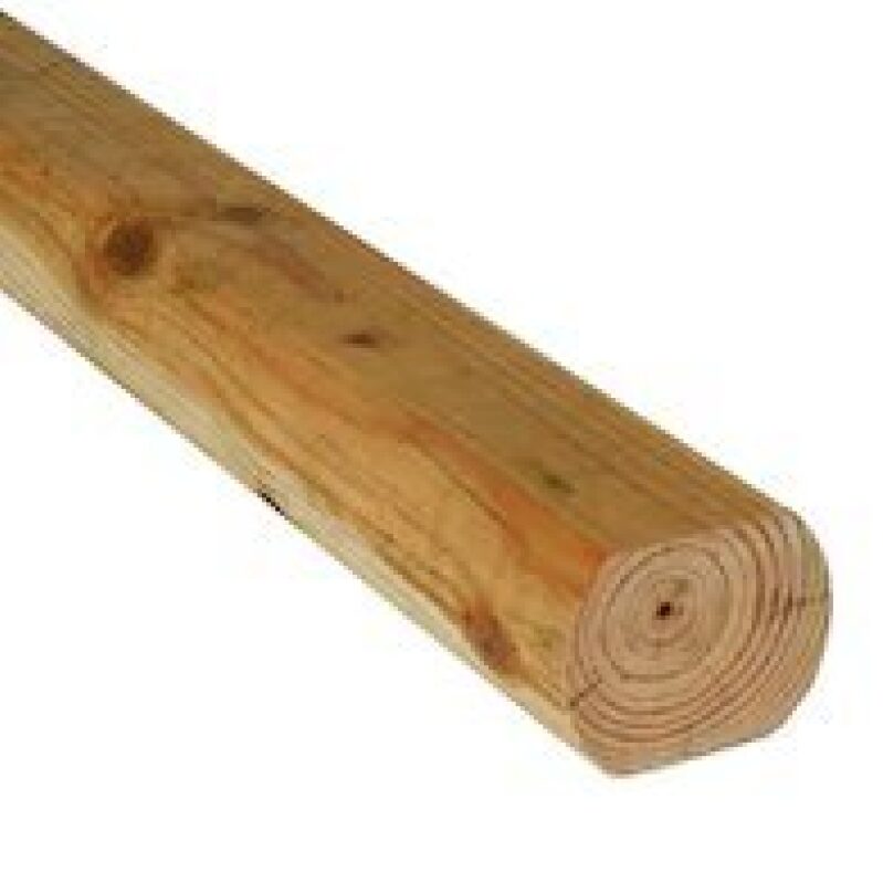 8ft Unfinished Pressure Treated Landscape Timber for Garden Projects