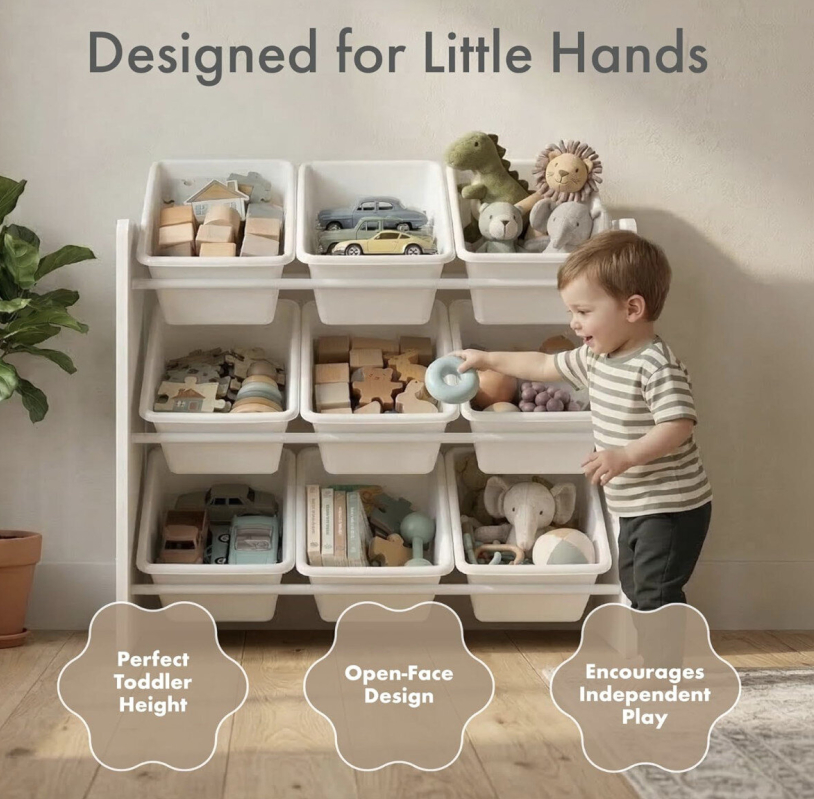 Humble Crew Kids Toy Storage Bins - 12 Plastic Bins, Prime Eligible