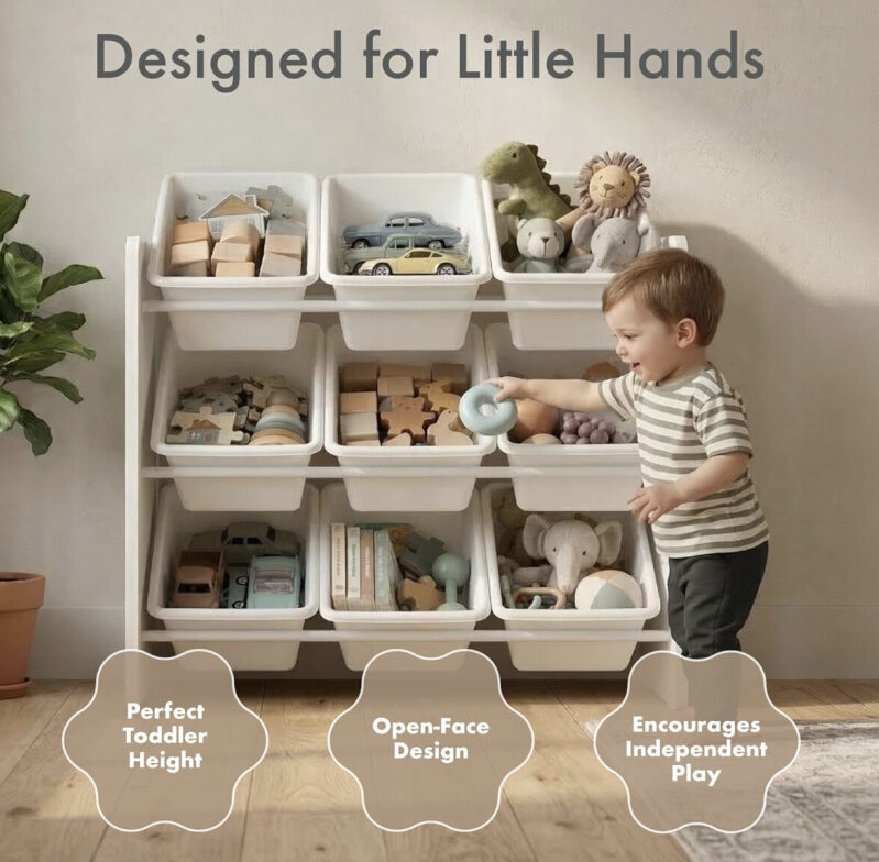 Humble Crew Kids Toy Storage Bins - 12 Plastic Bins, Prime Eligible