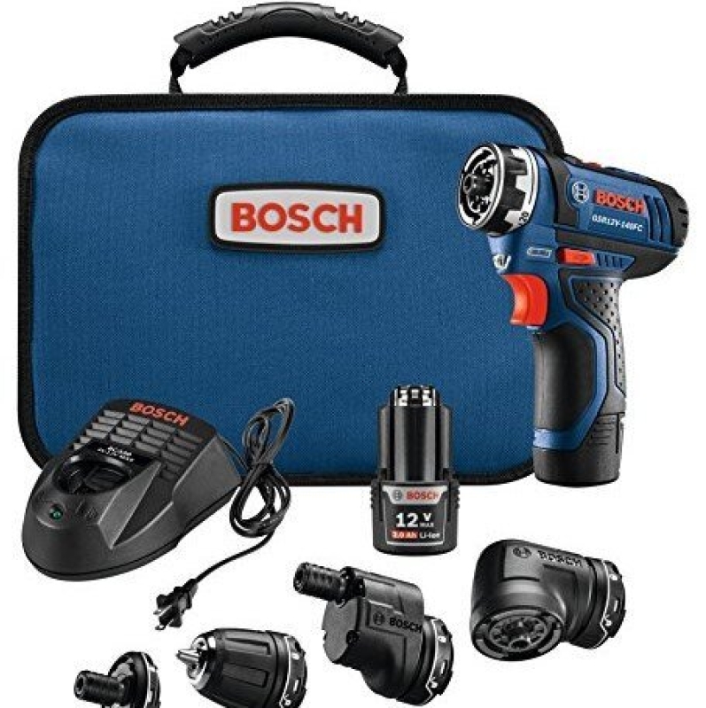 Bosch GSR12V-140FCB22 12V 5-in-1 Drill Set - $139.99