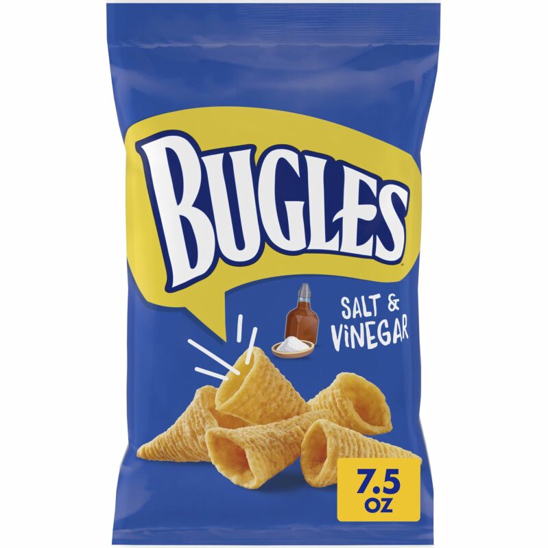 Bugles Salt and Vinegar Crispy Corn Snacks - 7.5oz