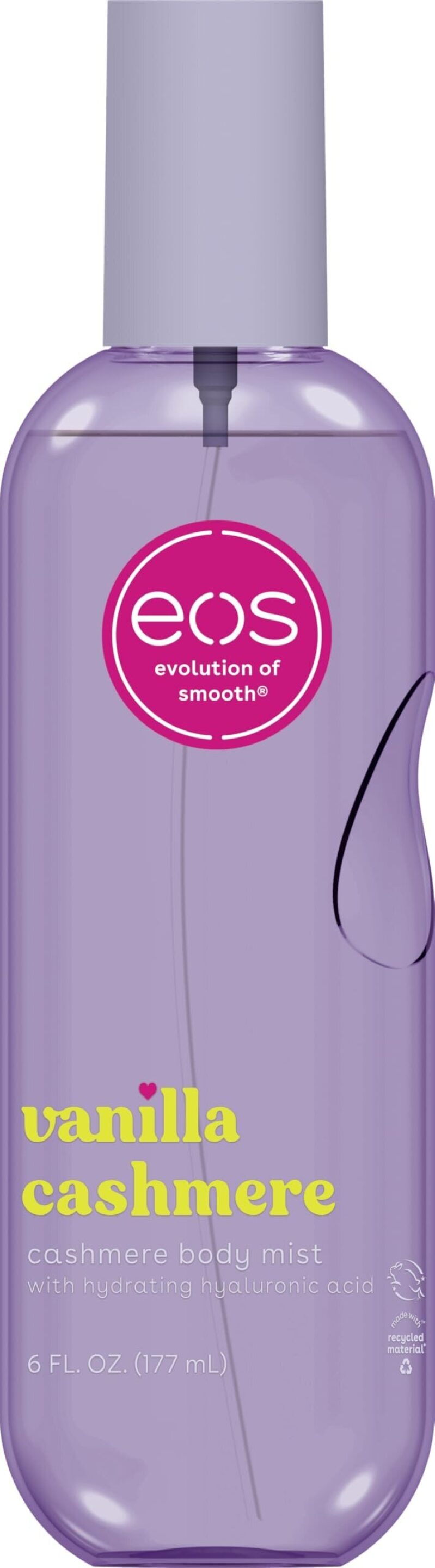 Vanilla Cashmere Body Mist by EOS - Hydrating, Soothing, and Fragrant