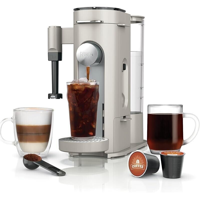 Ninja PB051 Single-Serve Pods & Grounds Coffee Maker - Versatile Brewing