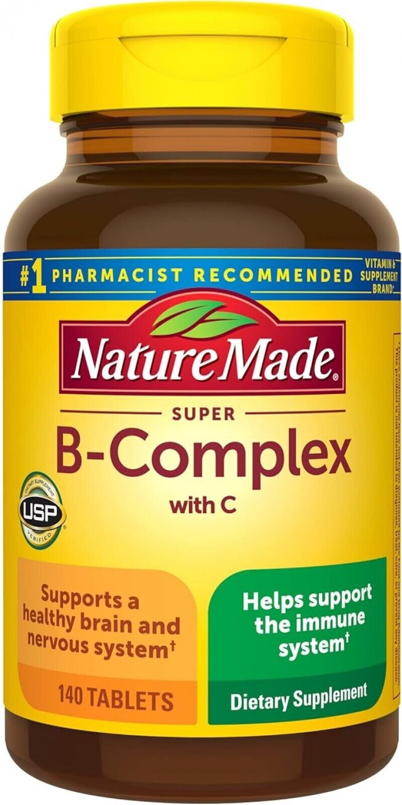 Nature Made Super B-Complex with Vitamin C, 140 Tablets