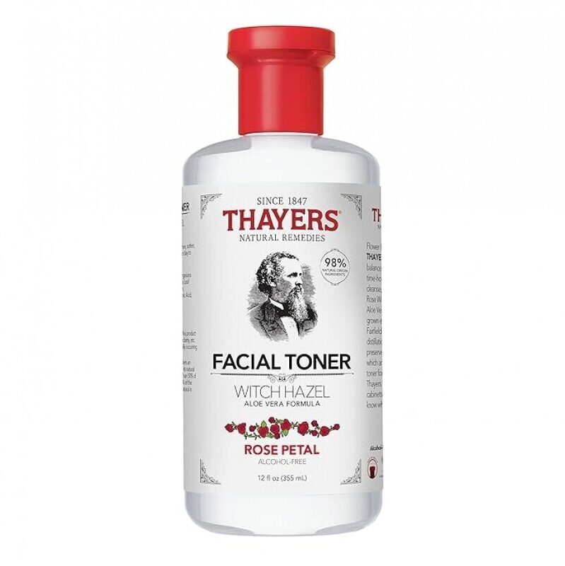 Thayers Alcohol-Free Rose Petal Witch Hazel Toner - Hydrating Facial Toner