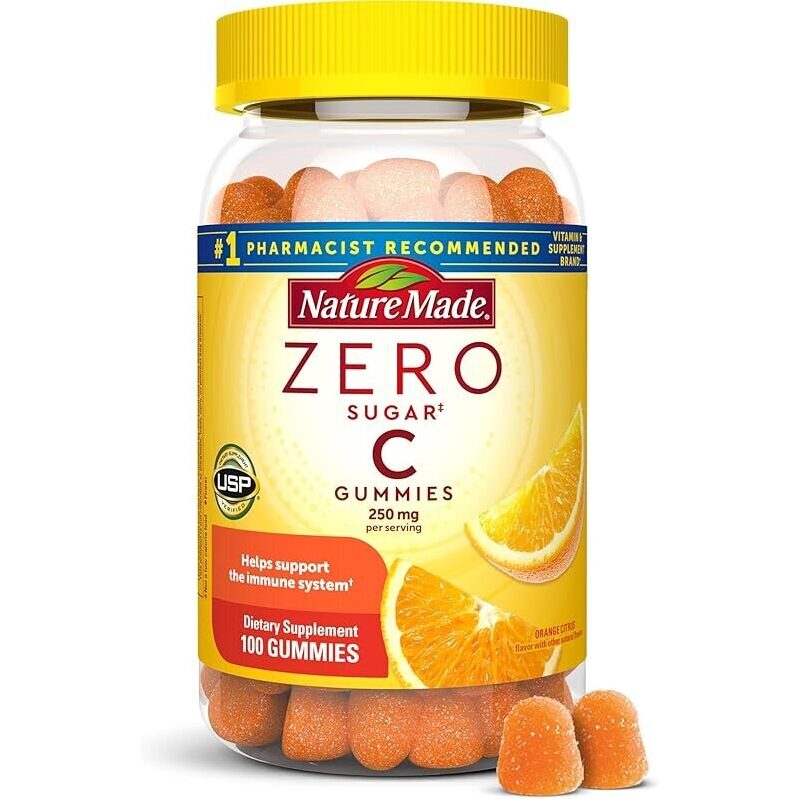 Nature Made Zero Sugar Vitamin C Gummies - Immune Support