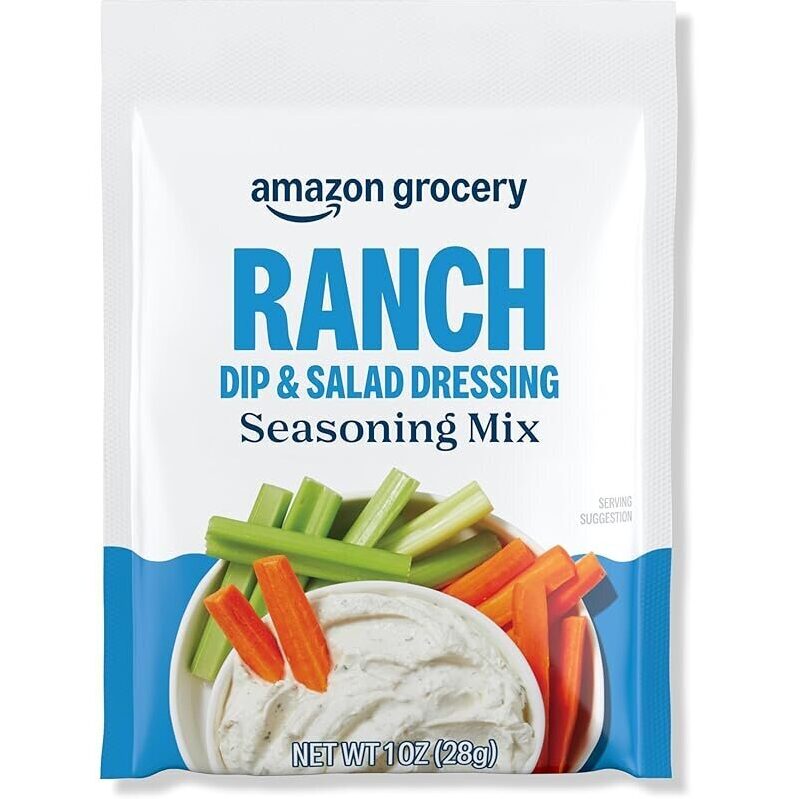 Amazon Grocery Ranch Dip & Salad Dressing Seasoning Mix - 1oz