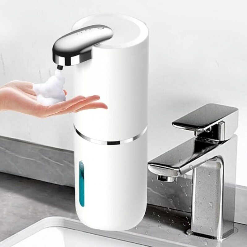 Automatic Touchless Foam Soap Dispenser - USB Rechargeable, Wall Mounted