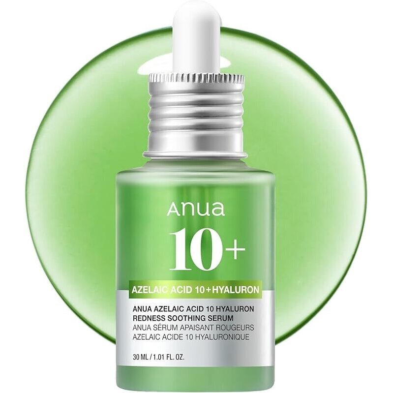 Anua Azelaic Acid 10 Hyaluron Redness Soothing Serum - Fade Blemish Spots