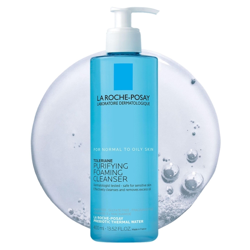 La Roche-Posay Toleriane Purifying Foaming Facial Cleanser - Gentle, Effective Skin Care