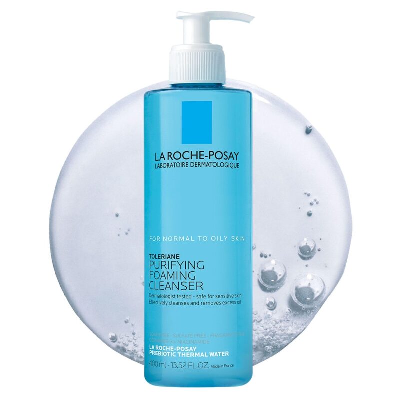 La Roche-Posay Toleriane Purifying Foaming Facial Cleanser - Gentle, Effective Skin Care