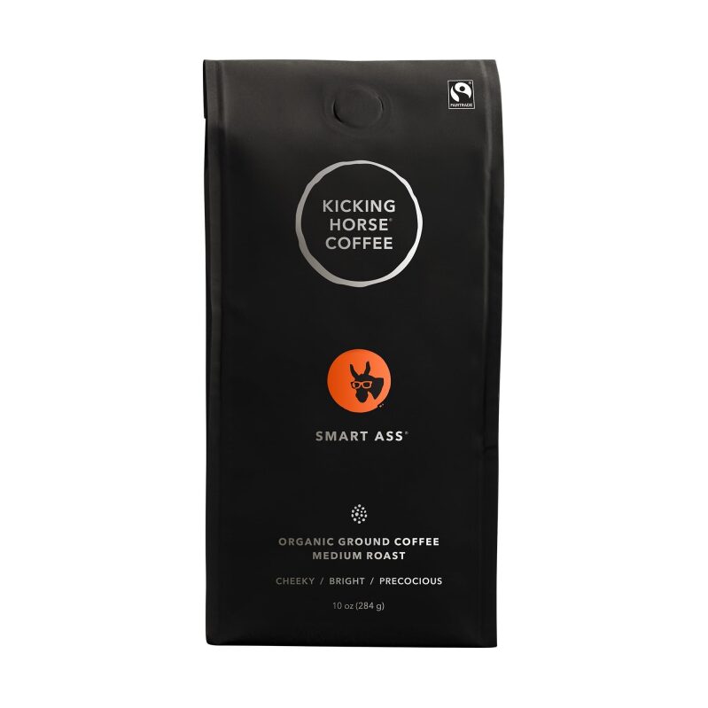 Kicking Horse Smart Ass Medium Roast Coffee 10oz