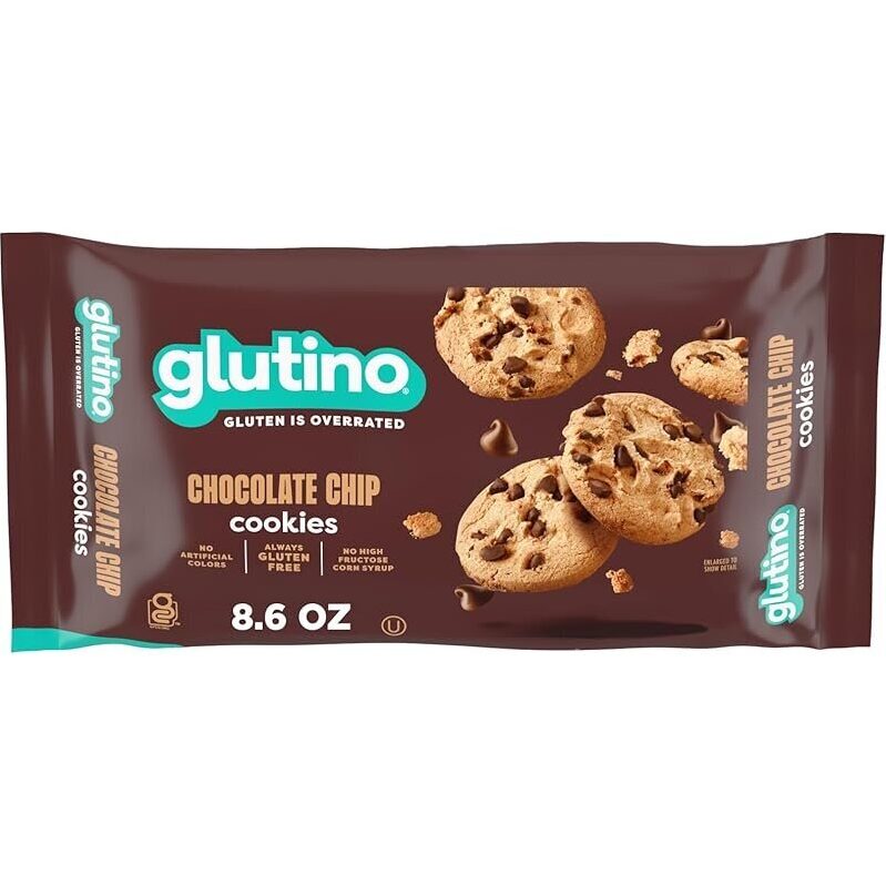 Glutino Gluten Free Chocolate Chip Cookies - 8.6oz