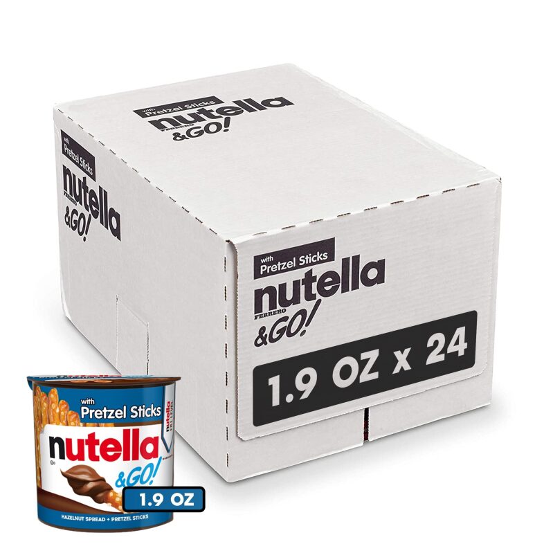 Nutella & GO! Chocolate Hazelnut Spread with Cocoa + Pretzel Sticks