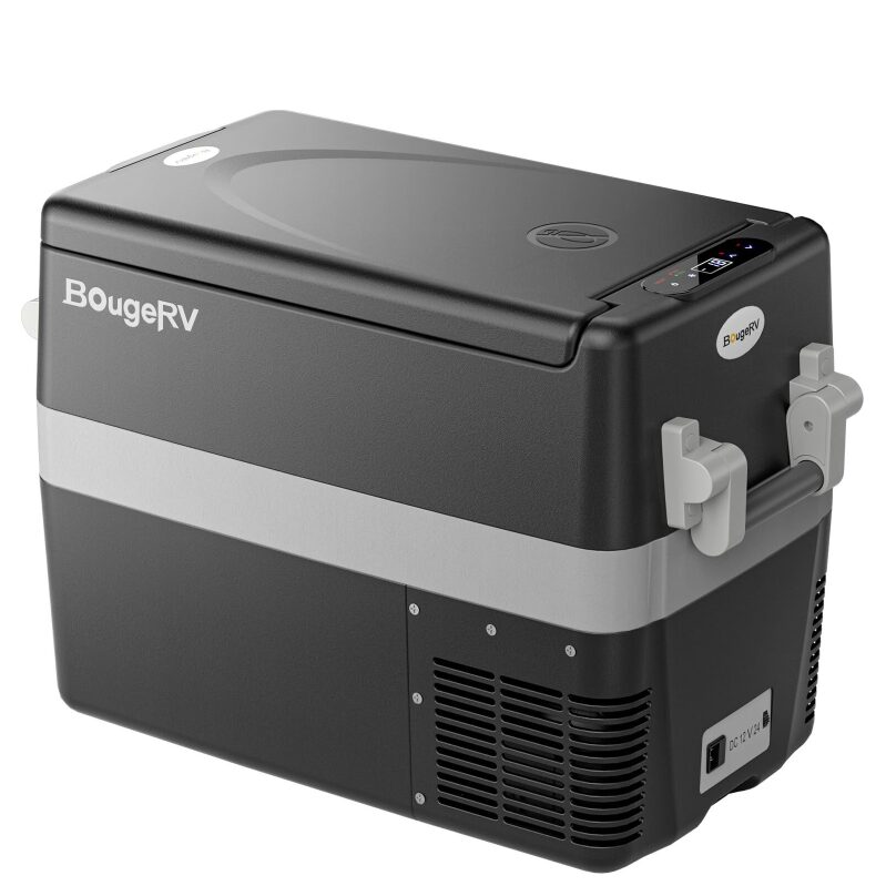 BougeRV 12V Portable Refrigerator: 53QT Freezer for Car & Outdoor Use