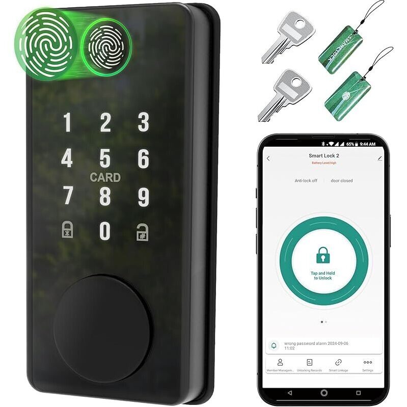 VEGATON Keyless Entry Door Lock with Keypad - Smart, Secure, and Convenient Access