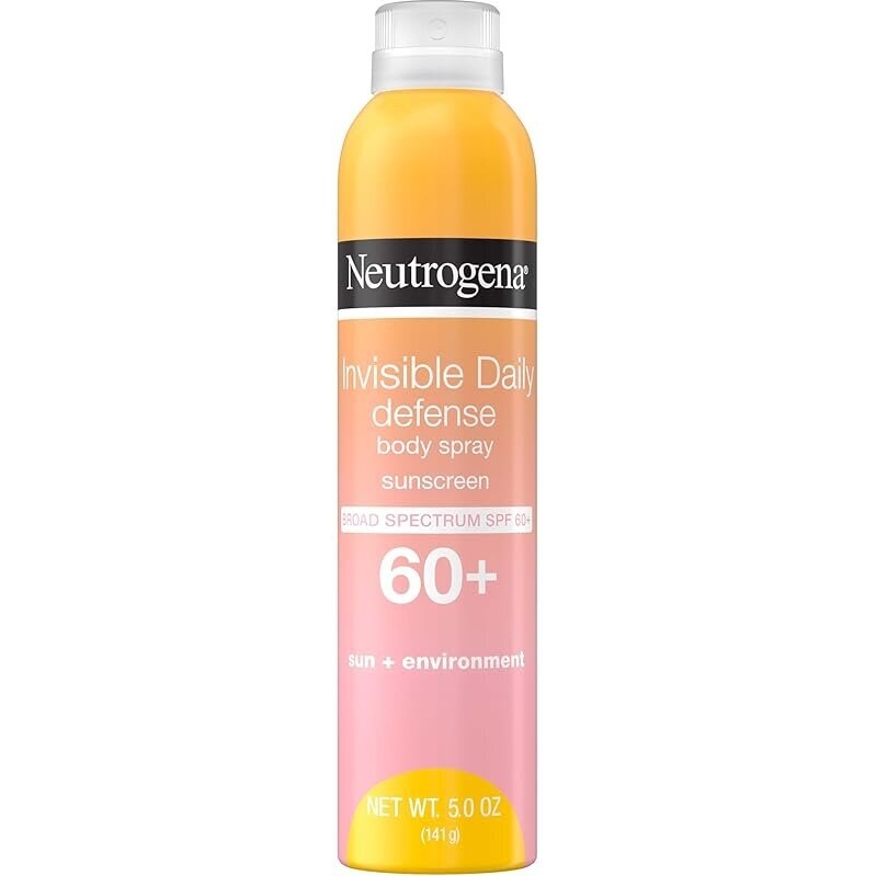 Neutrogena Invisible Daily Defense Body Sunscreen Spray 5oz SPF 60+ - Ultimate Skin Protection