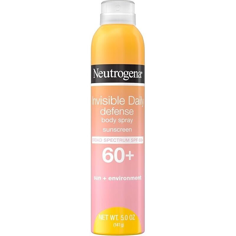 Neutrogena Invisible Daily Defense Body Sunscreen Spray 5oz SPF 60+ - Ultimate Skin Protection