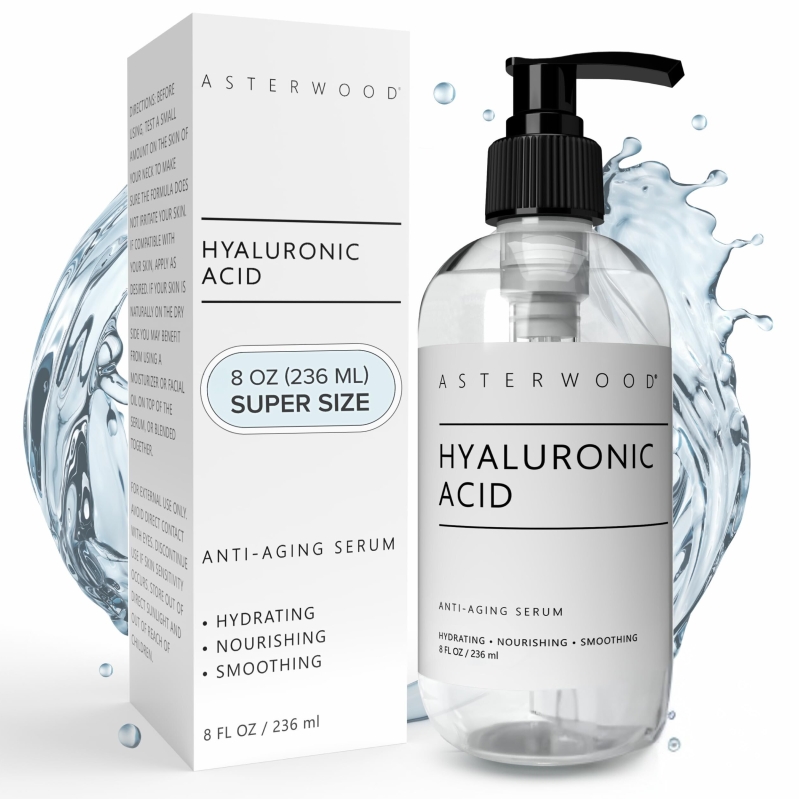 Asterwood Hyaluronic Acid Serum for Face 8oz