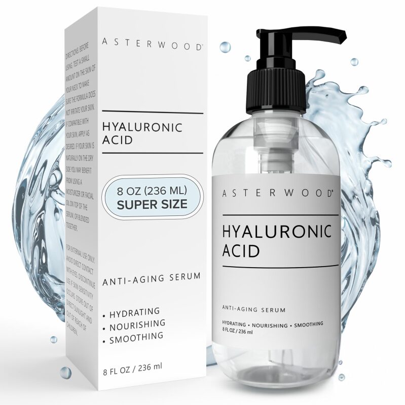 Asterwood Hyaluronic Acid Serum for Face 8oz