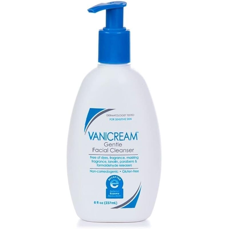 Vanicream Gentle Facial Cleanser with Pump Dispenser - 8oz