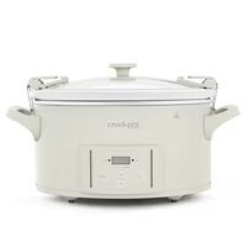 Crock-Pot 7-Quart Cook & Carry Programmable Slow Cooker - Oat Milk Cream