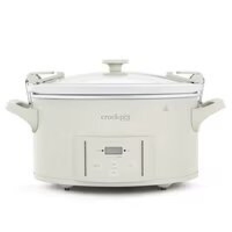 Crock-Pot 7-Quart Cook & Carry Programmable Slow Cooker - Oat Milk Cream