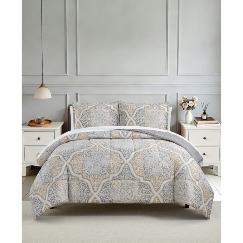 Macys Estelle Reversible 3-Pc. Comforter Sets - Elegant and Versatile Bedding
