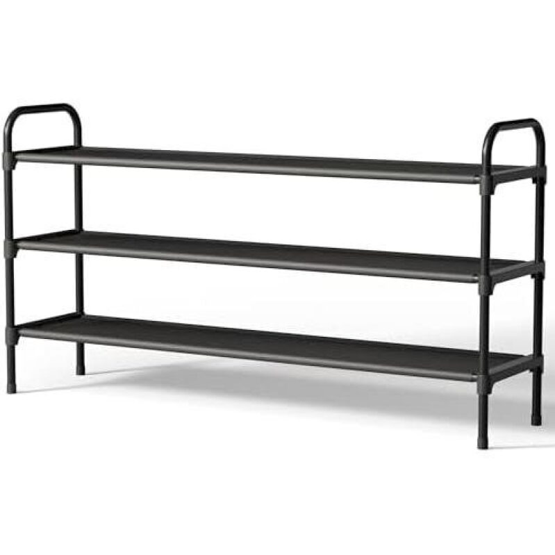 39 Inch Three-Layer Stackable Shoe Rack - 70% OFF