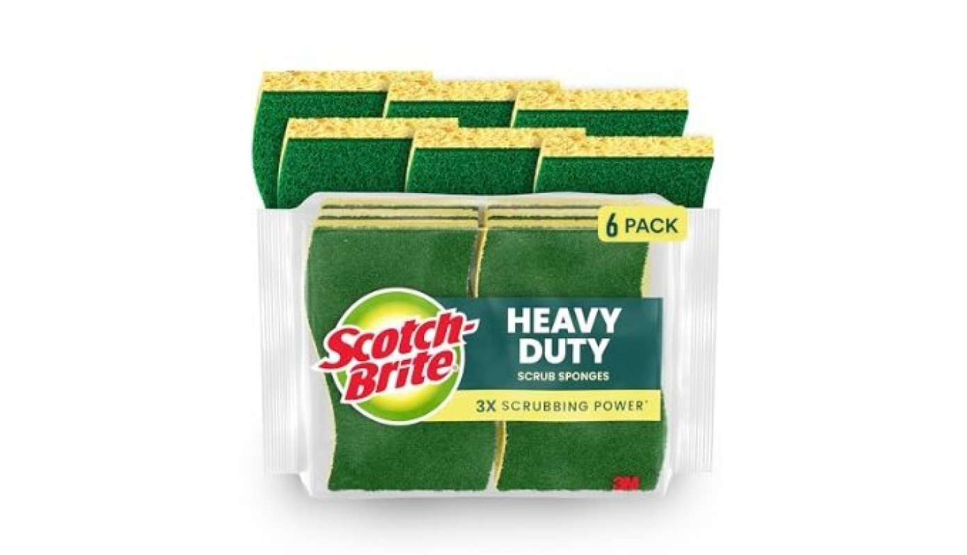 Scotch-Brite Heavy Duty Scrub Sponges - 6 Pack