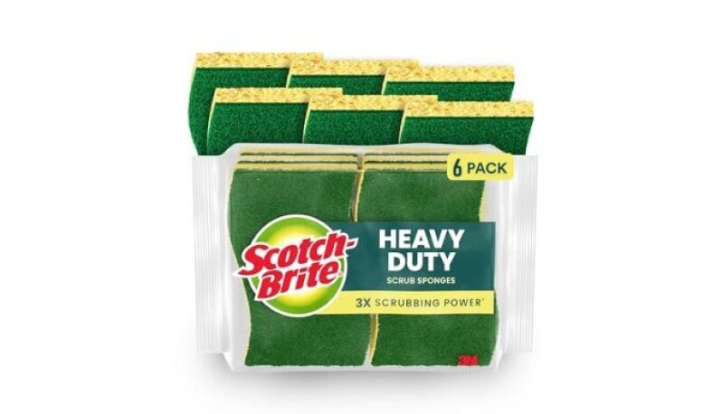 Scotch-Brite Heavy Duty Scrub Sponges - 6 Pack