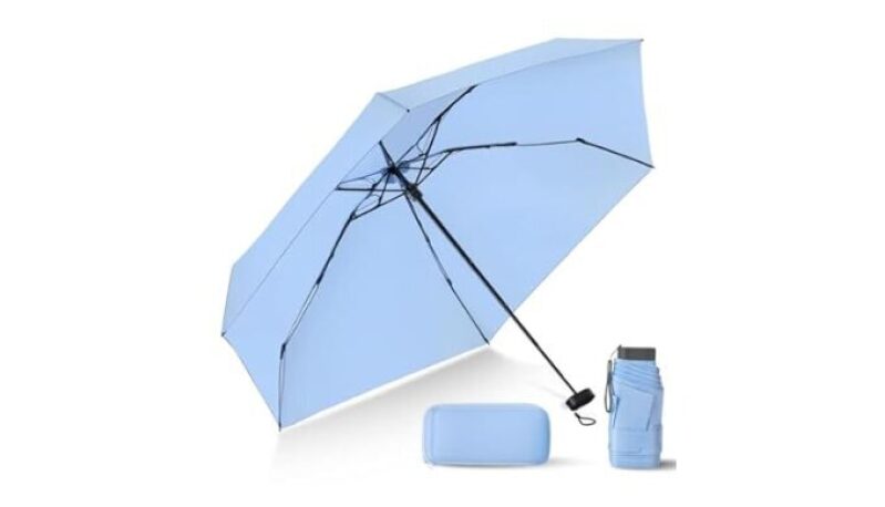 LEAGERA Compact Travel Umbrella with Case: The Perfect Lightweight Companion for On-the-Go Protection