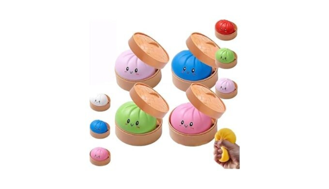 Mystery Dumpling Squishy Decompression Dough for Adults Classroom Prizes & Party Gifts