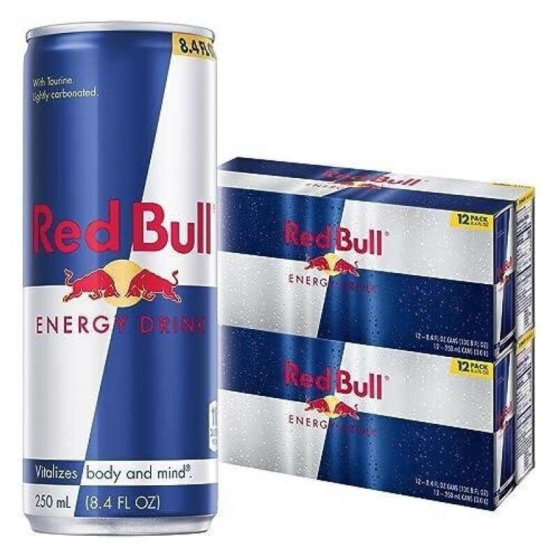 Red Bull Energy Drink - 24 Cans - 250 ml Each