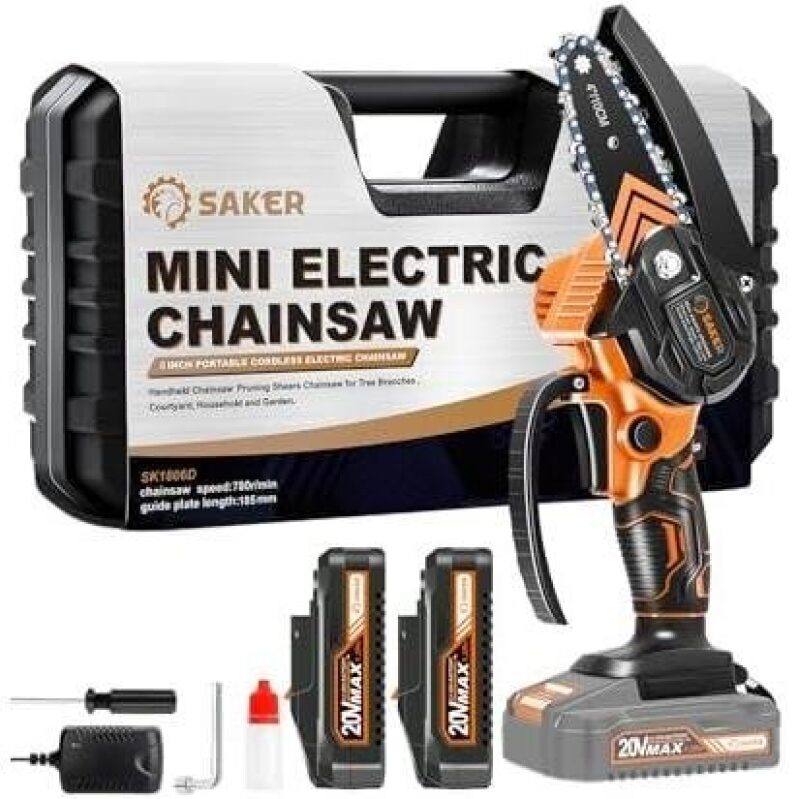 SAKER Mini Electric Chainsaw - Portable and Powerful Tool