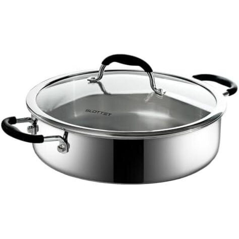 50% OFF Stainless Steel 3-in-1 Deep Fry Pan - 5 Quarts/11.5 Inches