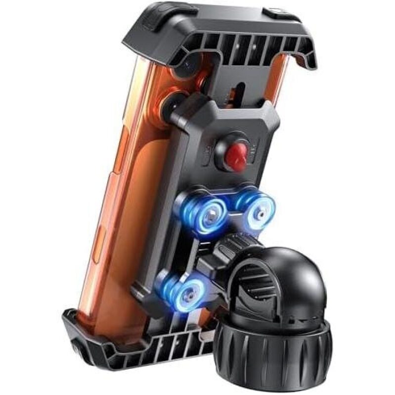 LOXP Anti-Shake Motorcycle Phone Mount – 2026 Dual Vibration Dampener 56%OFF