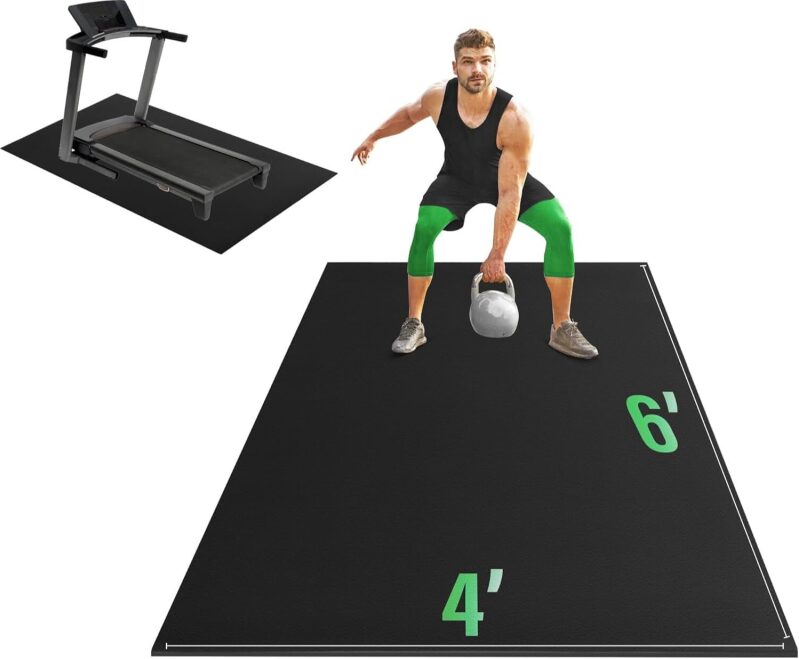 YES4ALL Exercise Mat for Home Gym, Fitness Workout Mats