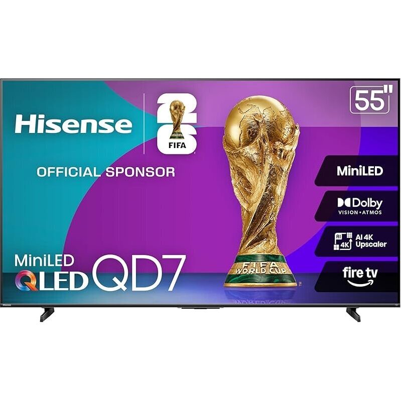 Hisense 55QD7QF 55-inch Mini-LED 4K UHD Smart Fire TV: Ultimate Viewing Experience