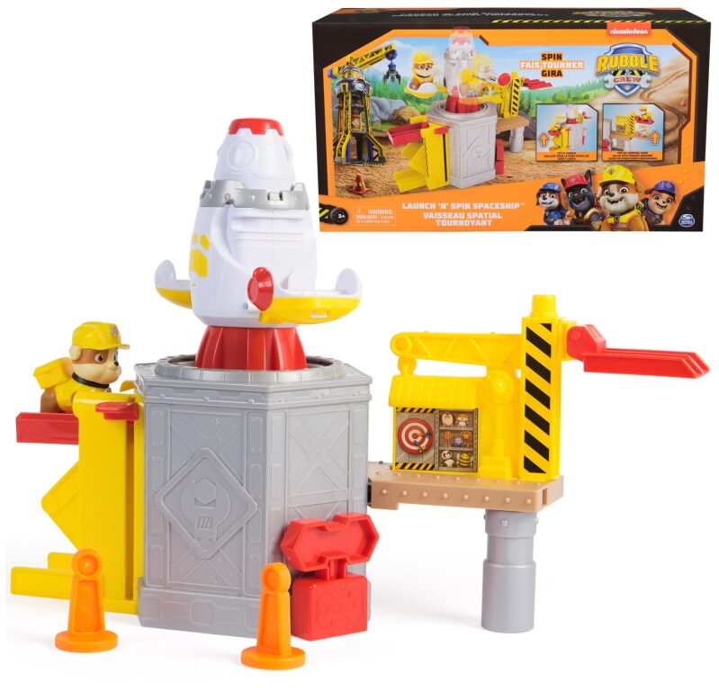 Rubble & Crew Launch & Spin Spaceship Playset - Fun & Educational Toy