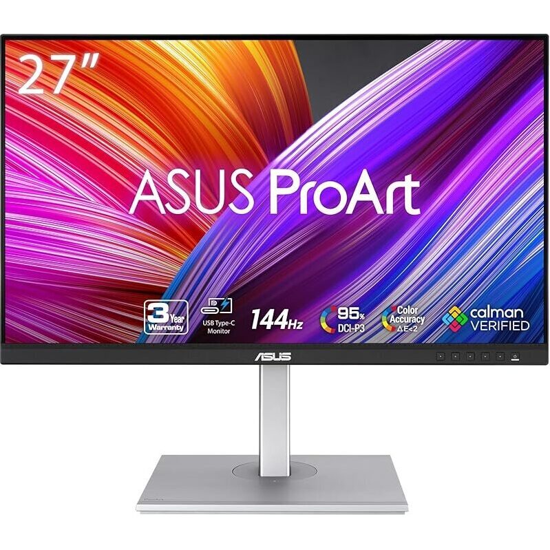 ASUS ProArt PA278CGV 27-inch 1440P QHD Monitor - High-Performance Display for Professionals