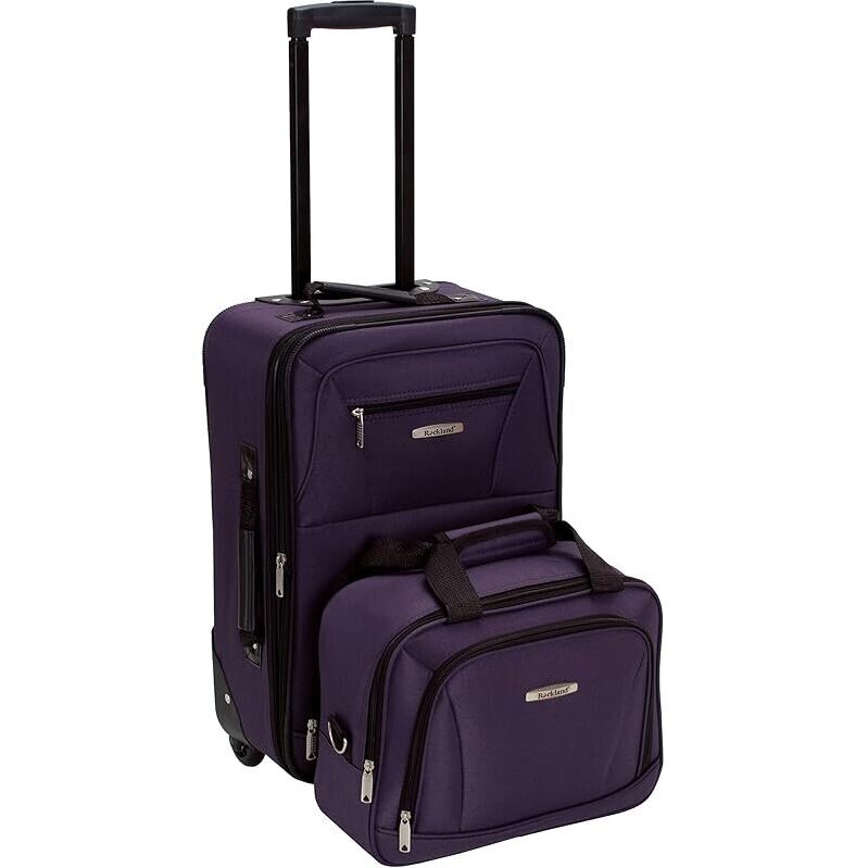 Durable Rockland 2-Pc Luggage Set - Perfect for Travel