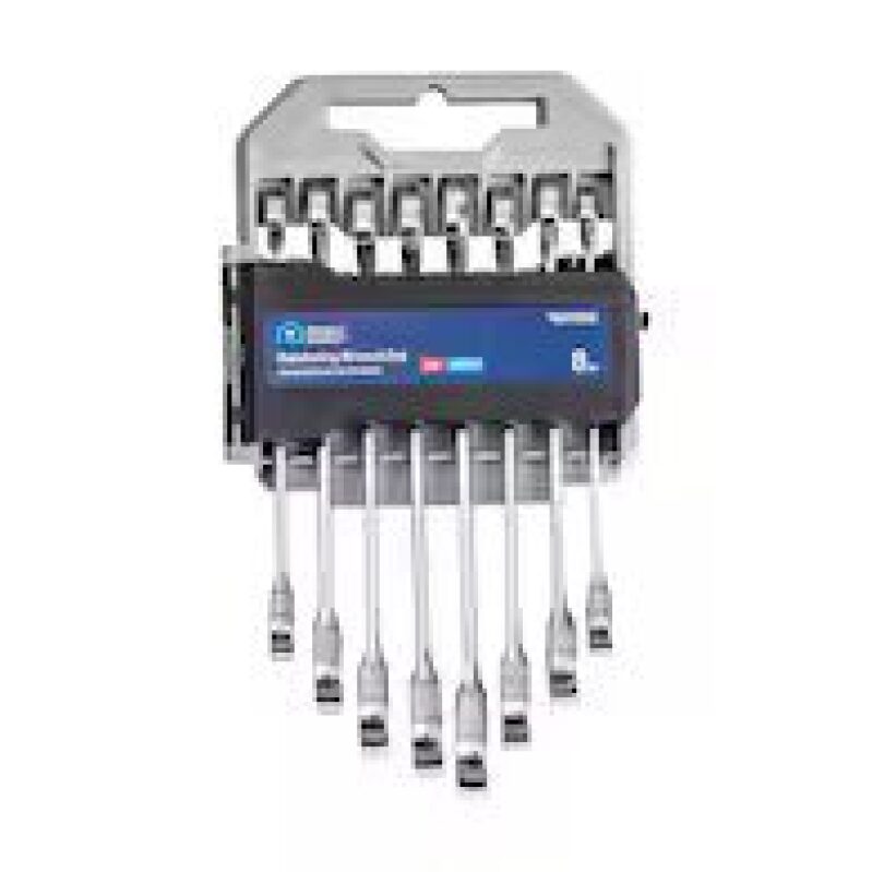 8pc Project Source Metric and Standard (SAE) Ratchet Wrench Set