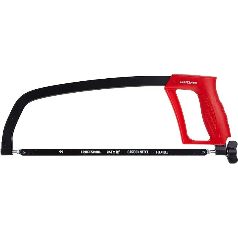 Craftsman 12-Inch Hacksaw with Carbon Steel Blade - Reliable and Durable