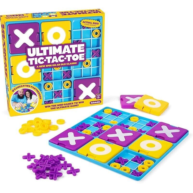 Ultimate Tic Tac Toe Board Game - Fun for the Whole Family