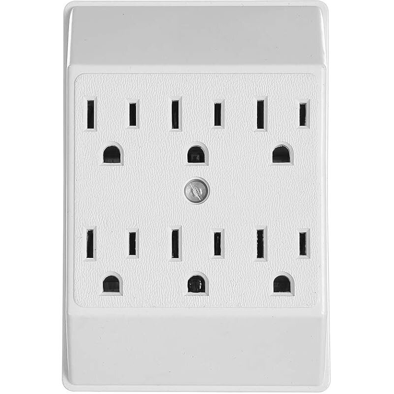 Eaton 15-Amp 125-Volts Six Outlet Tap Duplex Receptacle