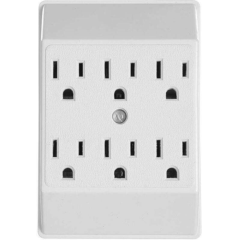 Eaton 15-Amp 125-Volts Six Outlet Tap Duplex Receptacle
